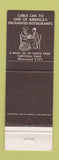 Matchbook Cover - Shadow Brook Restaurant Capitola CA WEAR