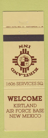 Matchbook Cover - Kirtland Air Force Base NM Kirtland Inn