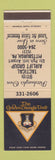 Matchbook Cover - 911th Tactical Airlift Group Air Force Pittsburgh PA