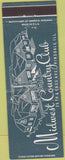 Matchbook Cover - Midwest Country Club Hinsdale IL