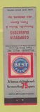 Matchbook Cover Pillsbury's Best Feeds Corpstein Elevators Perry Medina KS WEAR