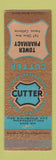 Matchbook Cover - Cutter Labs Tower Drug Fresno CA WEAR
