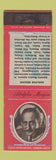 Matchbook Cover - 1930's Diamond Movie Stars Adolphe Menjou WEAR
