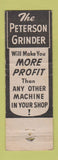Matchbook Cover - Peterson Surface Grinder Kansas City MO WEAR
