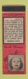 Matchbook Cover - 1930's Diamond Radio Lucille Manners WEAR