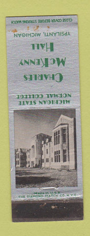 Matchbook Cover - Charles McKenny Hall Ypsilanti MI WEAR
