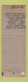 Matchbook Cover - New Cairo Cafe Fresno CA POOR