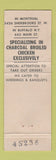 Matchbook Cover - Swiss Chalet BBQ Toronto ON WORN Full Length