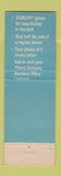 Matchbook Cover - General Telephone Starlite Phone