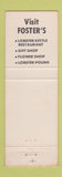 Matchbook Cover - Bill Foster's Down East Lobsters Clambake York Harbor ME