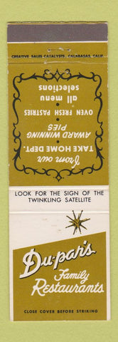Matchbook Cover - Du-par's Restaurant CA
