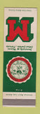 Matchbook Cover - University of Miami Hurricanes Coral Gables FL