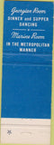 Matchbook Cover - Hotel Olympic Seattle WA