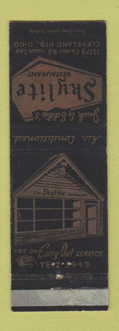Matchbook Cover - Jack & Eddie's Skylite Restaurant Cleveland Heights OH WORN