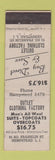 Matchbook Cover - Outlet Clothing Factory Hempstead LI NY WEAR
