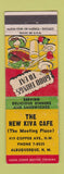 Matchbook Cover - The New Kiva Cafe Albuquerque NM WEAR