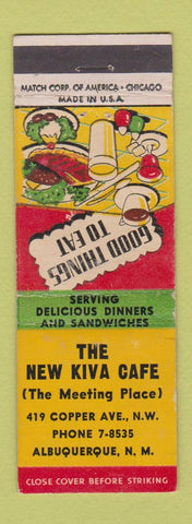 Matchbook Cover - The New Kiva Cafe Albuquerque NM WEAR