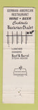Matchbook Cover - Beef and Barrel Bavarian Chalet Las Vegas NV WEAR