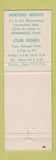 Matchbook Cover - American Legion Long Beach CA