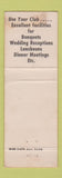 Matchbook Cover - Mira Vista Golf Country Cdlub El Cerrito CA WORN