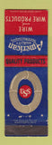Matchbook Cover - American Steel & Wire Products