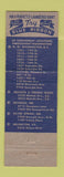 Matchbook Cover - Blue Ribbon Laundry Dry Cleaning Washington DC WEAR