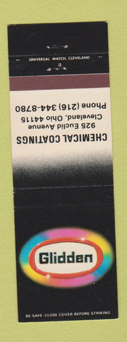Matchbook Cover - Glidden Chemical Coatings Cleveland OH paint