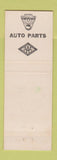 Matchbook Cover - Flying A oil gas B&M Automotive Morgan Hill CA