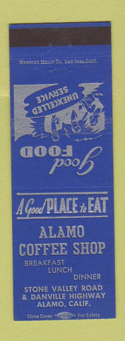 Matchbook Cover - Alamo Coffee Shop Alamo CA