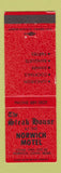 Matchbook Cover - Steak House at Norwich Motel Norwich CT