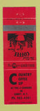 Matchbook Cover - Country Coffee Cup Gerry NY
