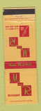 Matchbook Cover - M&R Restaurant Bath NY WORN