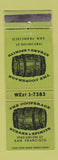 Matchbook Cover - Cooperage Steaks Spirits San Francisco CA WEAR