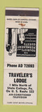 Matchbook Cover - Traveler's Lodge State College PA WEAR