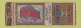 Matchbook Cover - Hotel Owyhee Boise ID Federal LONG WORN