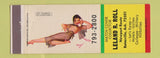 Matchbook Cover - Leland Roll Match Collector Batesville AR Petty pinup