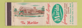 Matchbook Cover - Maridor Restaurant Framingham Center MA