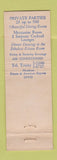 Matchbook Cover - Maridor Restaurant Framingham Center MA