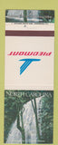 Matchbook Cover - Piedmont Airlines North Carolina