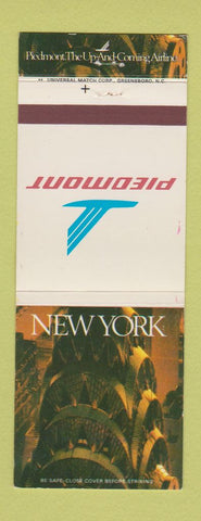 Matchbook Cover - Piedmont Airlines New York City