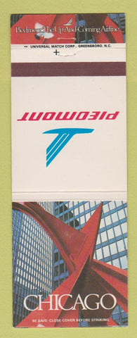 Matchbook Cover - Piedmont Airlines Chicago IL