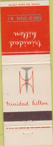 Matchbook Cover - Trinidad Hilton Port of Spain