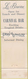 Matchbook Cover - Trinidad Hilton Port of Spain