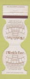 Matchbook Cover - World's Fare Restaurant St Louis MO Laclede's Landing