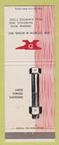 Matchbook Cover - Jos Dyson Sons Fasteners Painesville OH