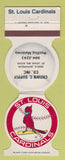 Matchbook Cover - St Louis Cardinals Baseball Crown Supply St Louis MO 1984