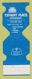 Matchbook Cover - Tiffany Place Restaurant Pittsburgh PA