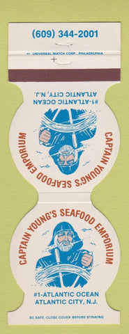 Matchbook Cover - Captain Young's Seafood Emporium Atlantic City NJ