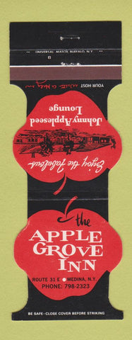 Matchbook Cover - Apple Grove Inn Medina NY Jewelite