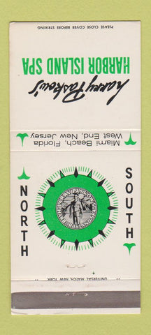 Matchbook Cover - Harry Paskow's Harbor Island Spa Miami Beach FL 30 Strike